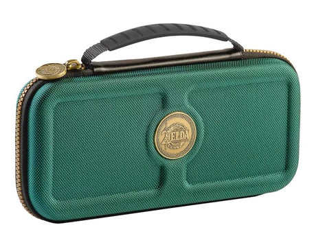 Nintendo Switch Game Traveler Deluxe Travel Case - Green Zelda Tears of the Kingdom Nacon