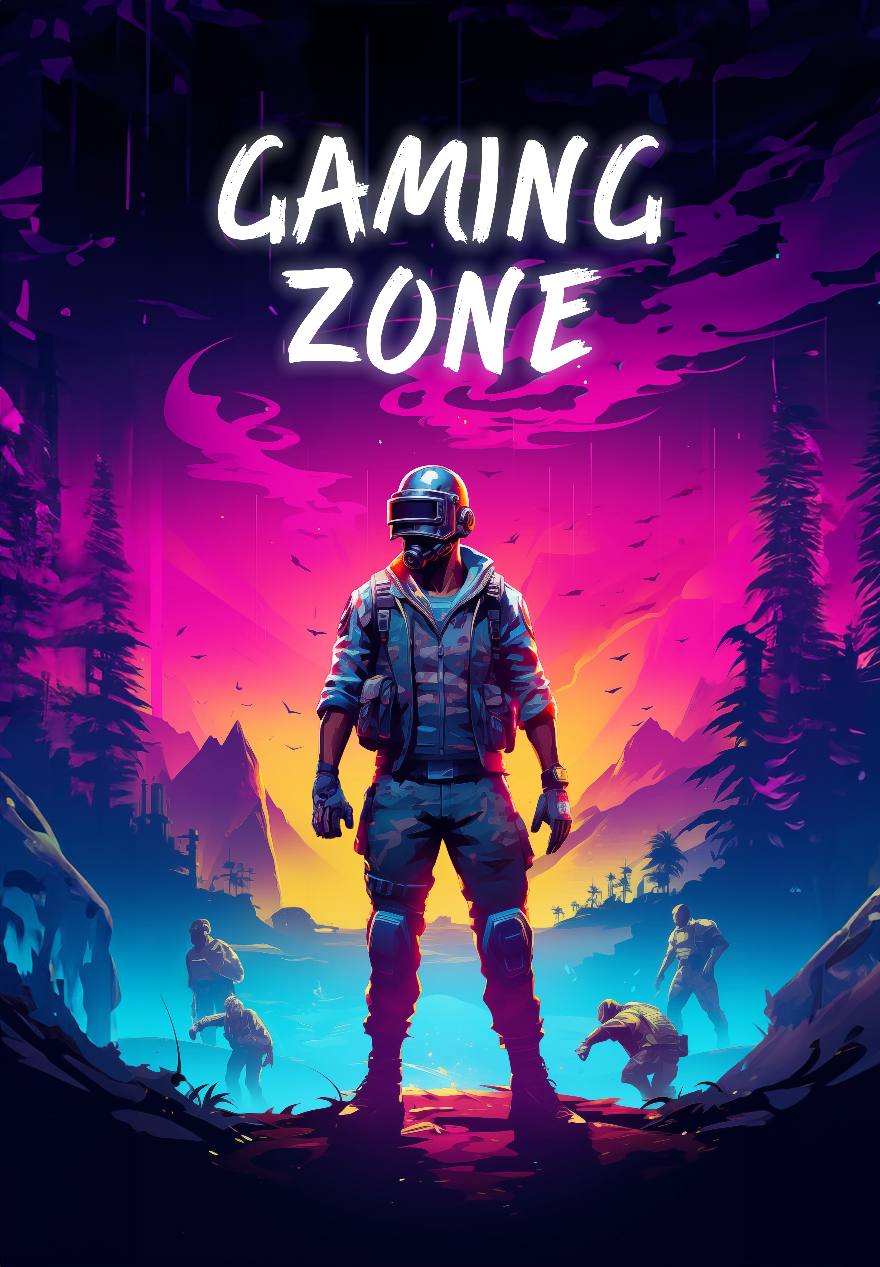 Affisch "Gaming Zone"