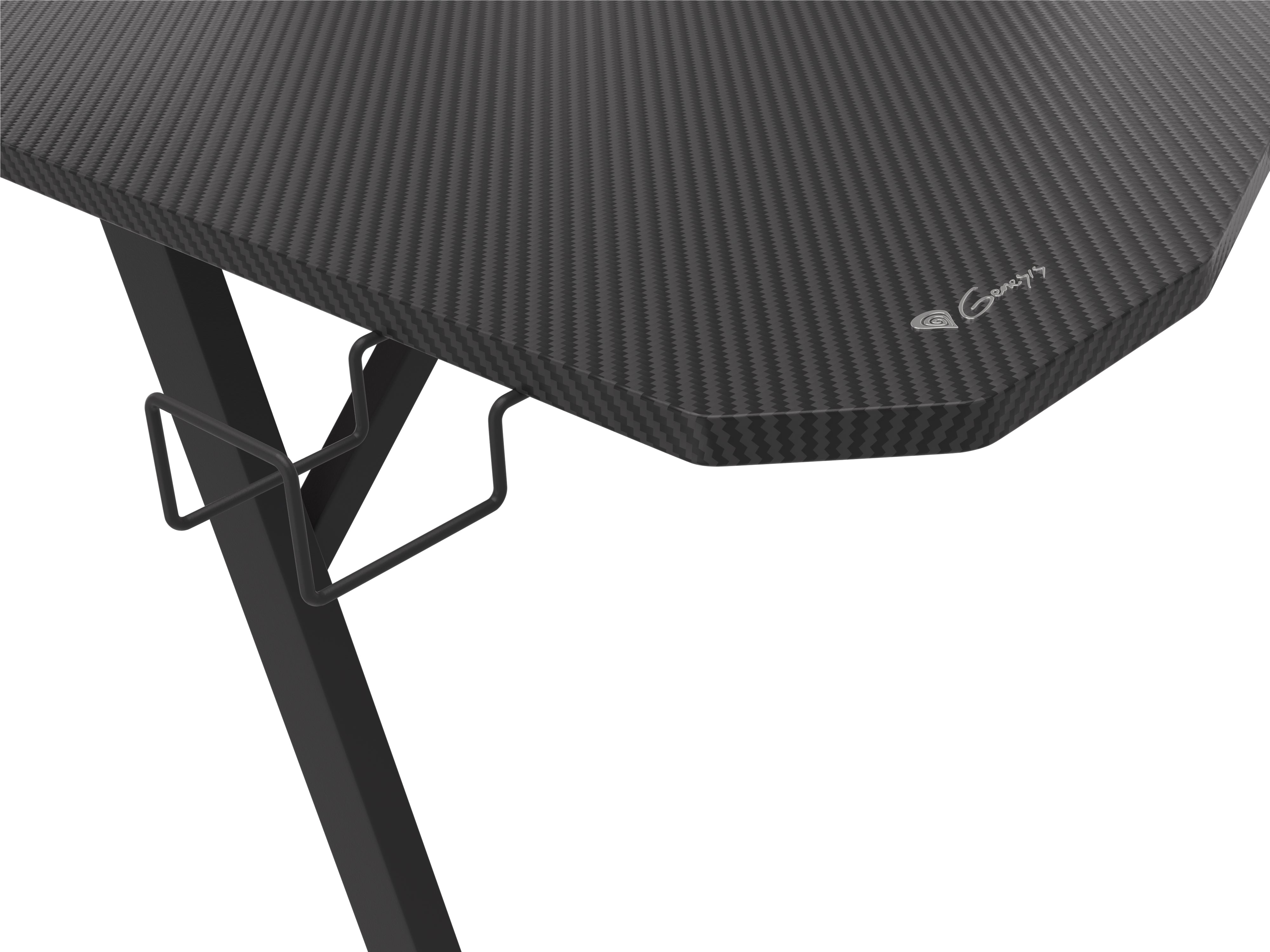 Genesis Holm 510 RGB Skrivbord Stålram Svart Gaming