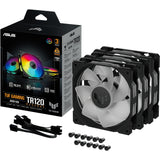 ASUS TUF GAMING TR120 ARGB – kabinetblæser – Sort – Reverse – 3-pak