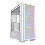 Montech Sky Two GX White - Midi-torn, E-ATX, 3x ARGB PWM-fläktar