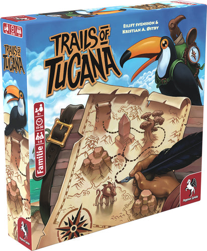 Pegasus Trails of Tucana Brætspil Tysk – Æske set skråt