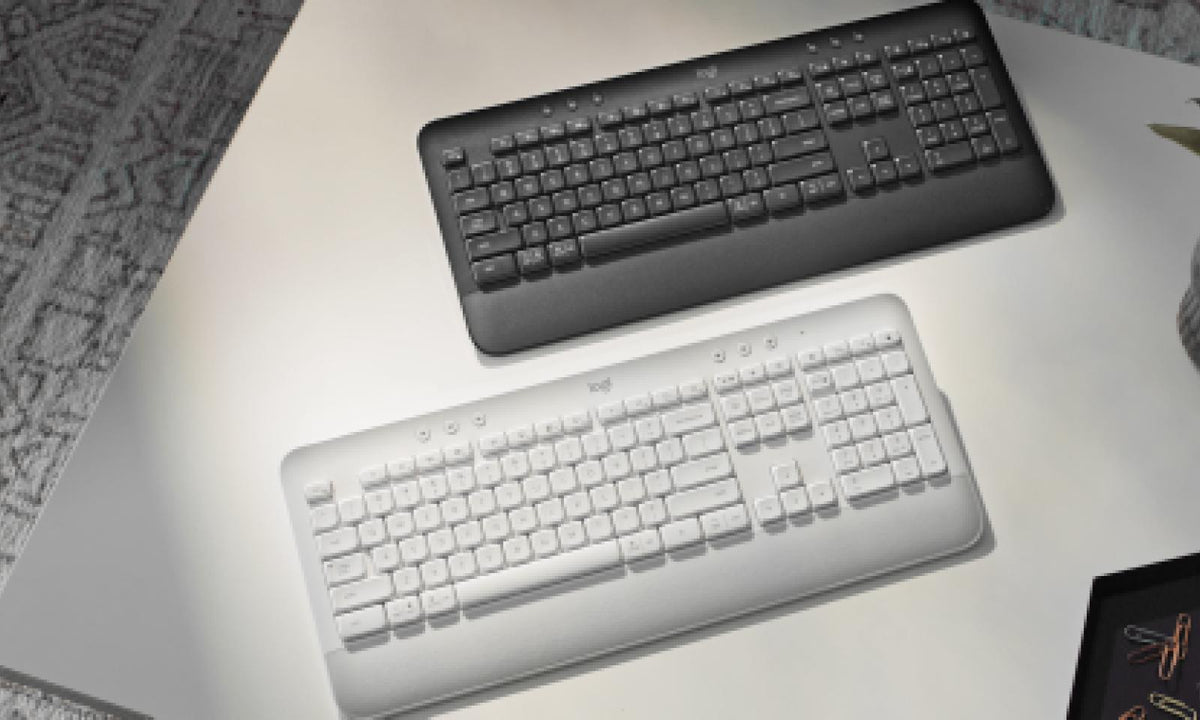 Logitech - Signature K650 Keyboard ( Nordic ) - Graphite Logitech