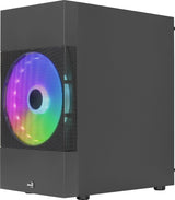 AeroCool Atomic Lite Tower Micro-ATX Ingen strömförsörjning Svart