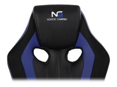 Nordic Gaming Challenger Gamer Chair Blå - PU Läder - Upp Till 120 KG