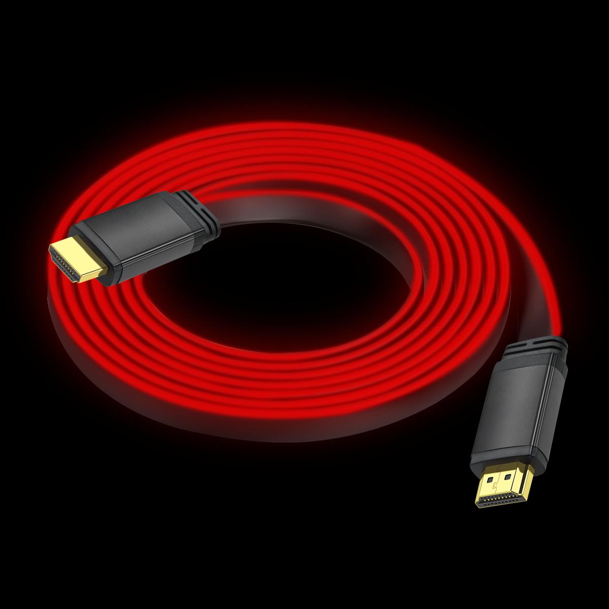 Oniverse - Hdmi Led Cable 8K - Red ONIVERSE