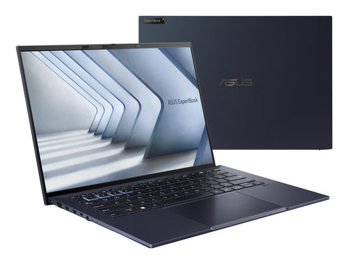ASUS ExpertBook B9 OLED B9403CVAR-PP1735X – vist i en samlet opsætning; tastaturlayout illustrativt