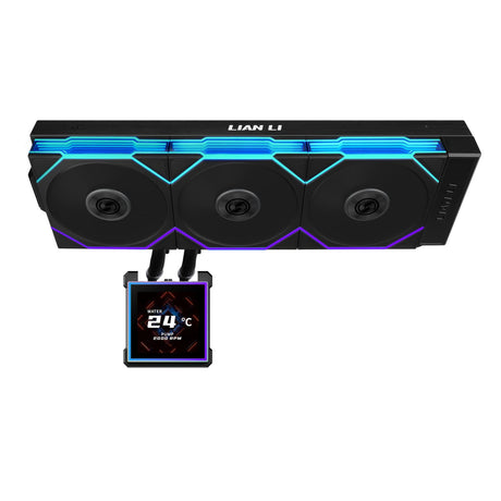 Lian Li Hydroshift II LCD-S, 360TL Wireless, Black [controller included] Lian Li