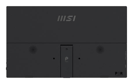 MSI PRO MP165 E6 – 15,6″ bærbar Full HD IPS-skærm – bagside med støtte