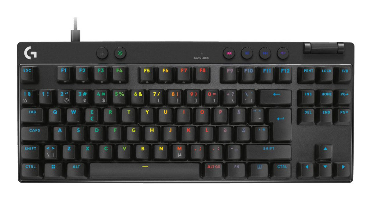 Logitech G-PRO X TKL RAPID tenkeyless gamingtangentbord