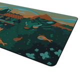 Mighty Setup - Fantasy Forest Green Mouse Pad