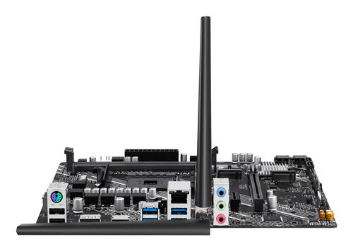 ASUS PRIME B550M-K WIFI – bagpanel og Wi-Fi-antenner