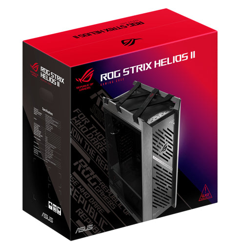 ASUS ROG STRIX HELIOS II GX601S, Tower Case, Black, Tempered Glass