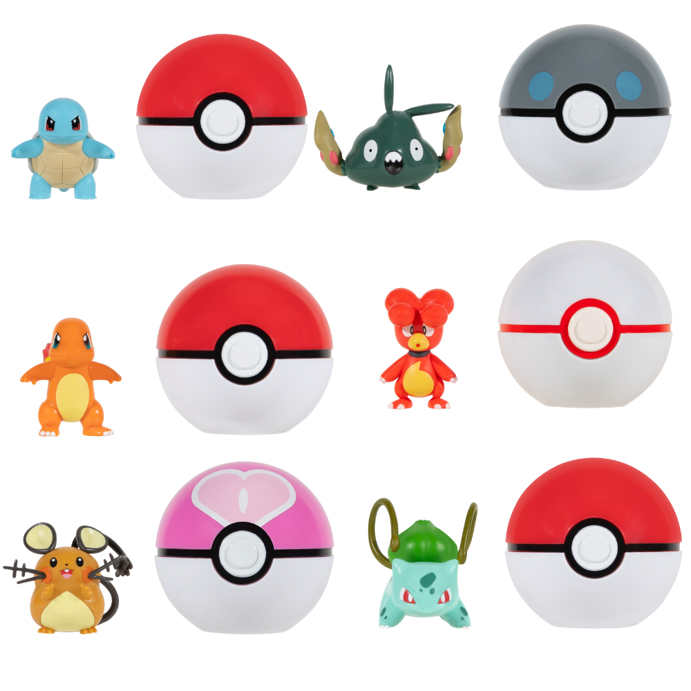 Pokémon - Clip N Go - Diverse (95057-15)