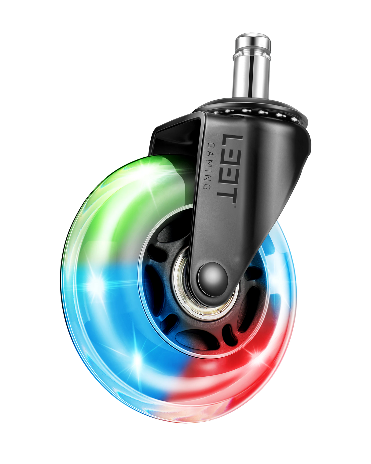 L33T 3″ Gummihjul med RGB-lys - 5-pack