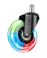 L33T 3″ Gummihjul med RGB-lys - 5-pack
