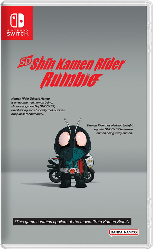 SD Shin Kamen Rider Rumble (Import) – omslag til Nintendo Switch