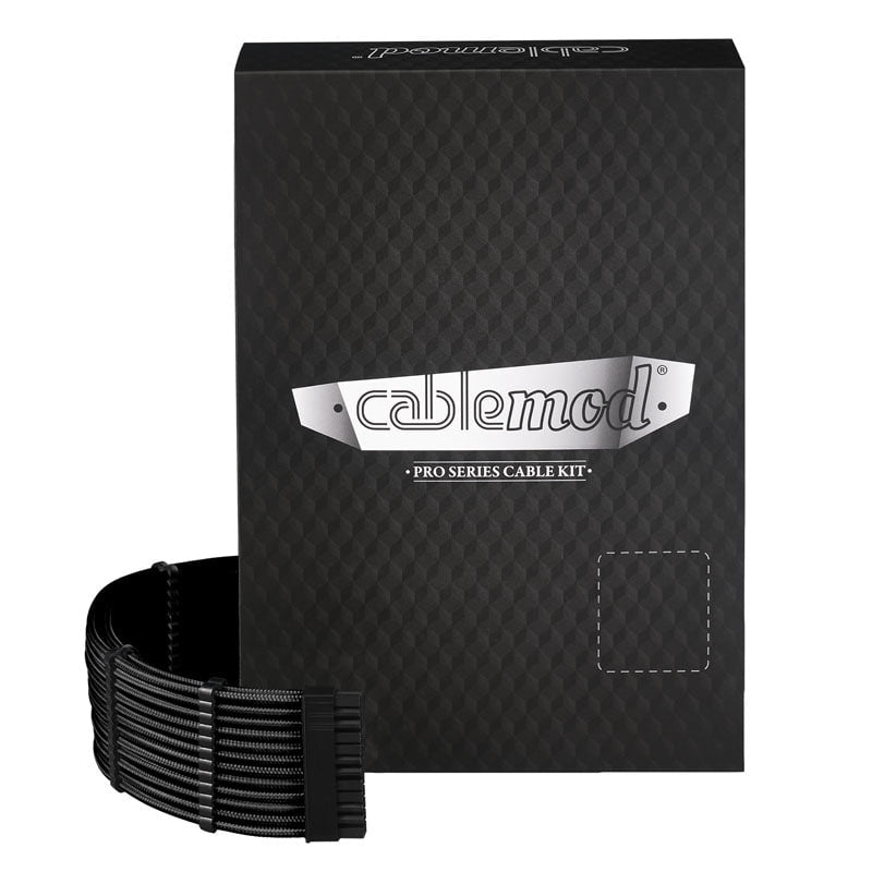 CableMod C-Series PRO ModMesh Cable Kit För RMi/RMx/RM (Black Label) - Svart