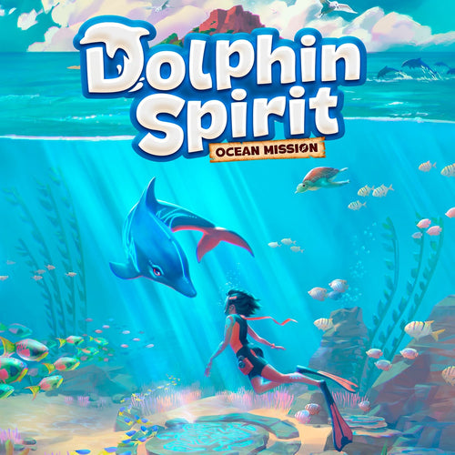 Dolphin Spirit: Ocean Mission – PlayStation 4 – spillets illustration og logo