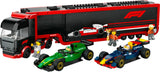 LEGO 60445 City F1 Transporter with RB20 & AMR24 F1 Racing Cars LEGO