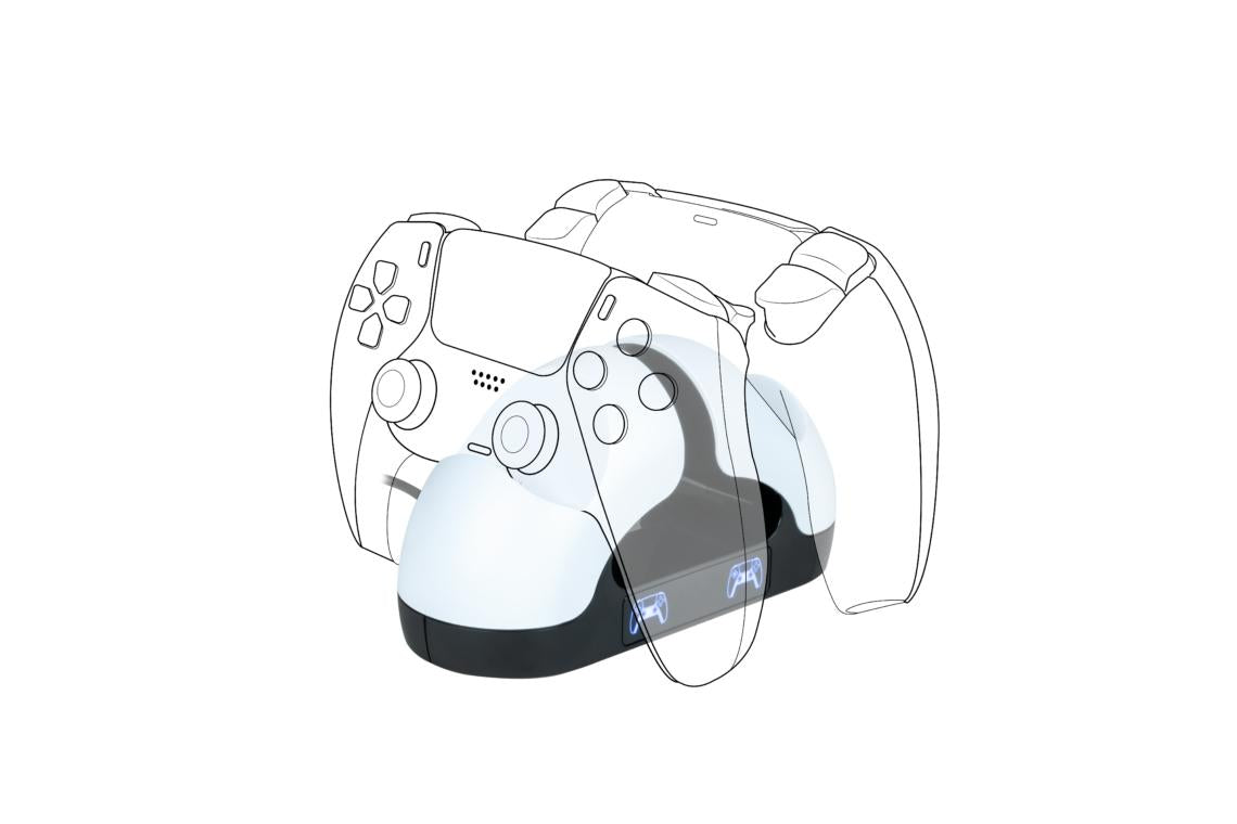 Nacon Playstation Vr2 Dual Charger For Dualsense /Ps5 Nacon