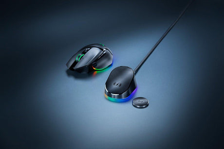 Razer - Mouse Dock Pro + Razer Wireless Charging Puck Bundle Razer