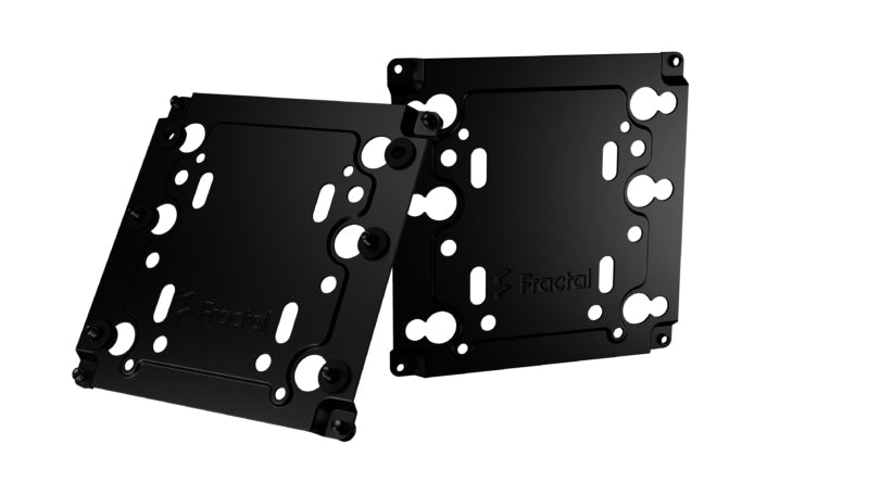 Fractal Design Universal Multibracket Hårddisk/vätskekylsystem Pump Monteringsfäste 2-pack Svart