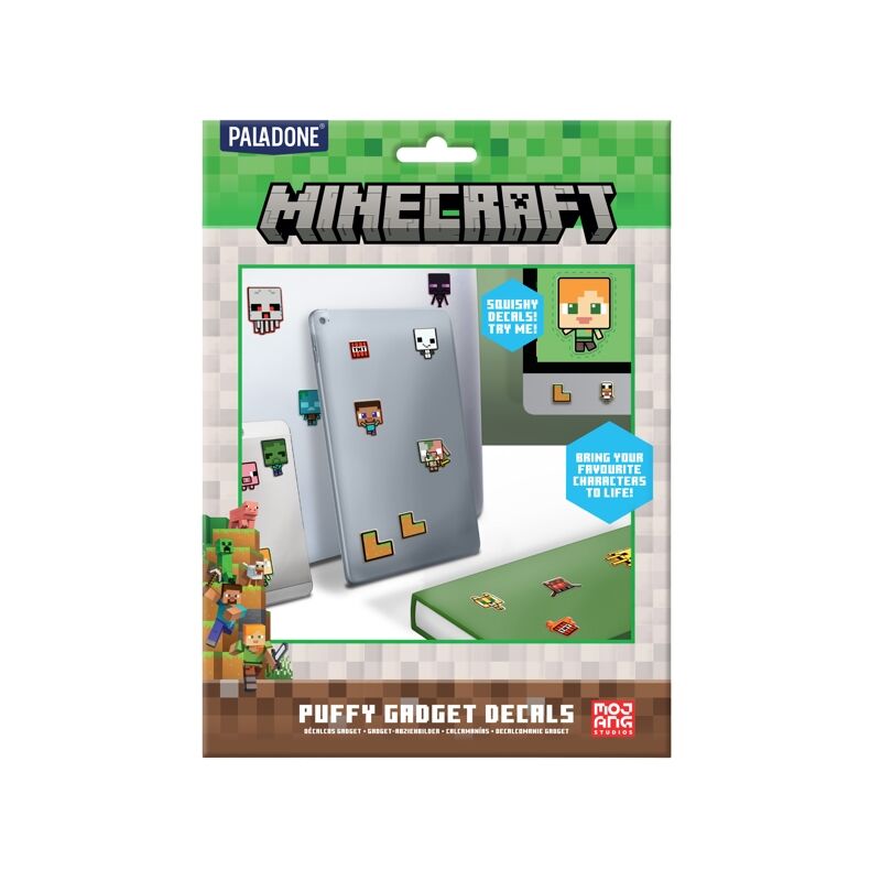 Minecraft Klistermärkeset För Prylar - 21 X 15 Cm