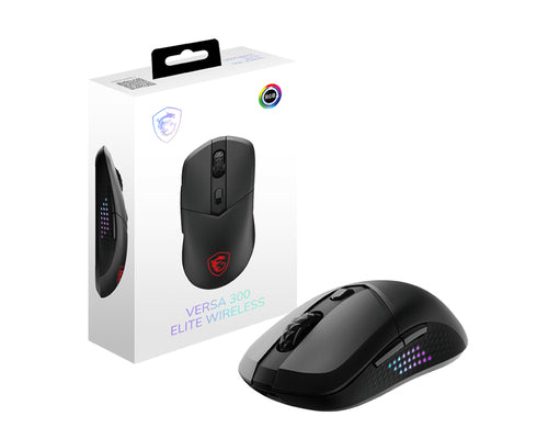 MSI VERSA 300 ELITE WIRELESS gamingmus - sort - visning 5