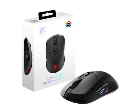 MSI VERSA 300 ELITE WIRELESS gamingmus - sort - visning 5