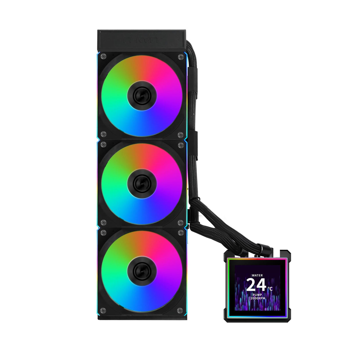 Lian Li Hydroshift II LCD-S, 360CL Wireless, Black Lian Li