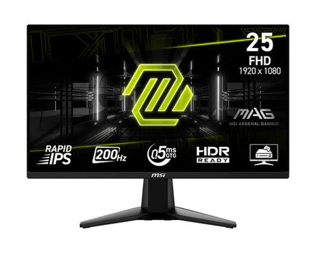 MSI MAG 255FDE E20 – 24,5″ Full HD-gamingskærm, 200 Hz – skærmens egenskaber