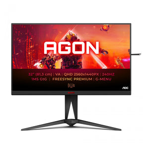 AOC AG325QZN/EU 32“, 16:9, 400cd/m2, 2560x1440, 2 x HDMI, 2 x DisplayPort, Headphone out AOC