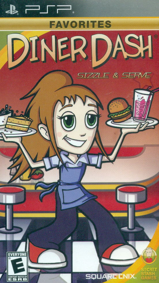 Diner Dash - PSP - omslag