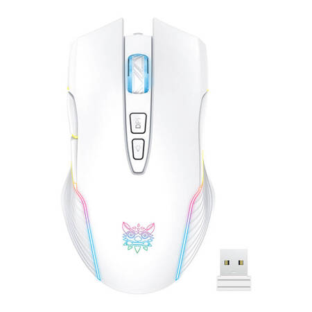 Onikuma CW905 Vit Trådlös Spelmus