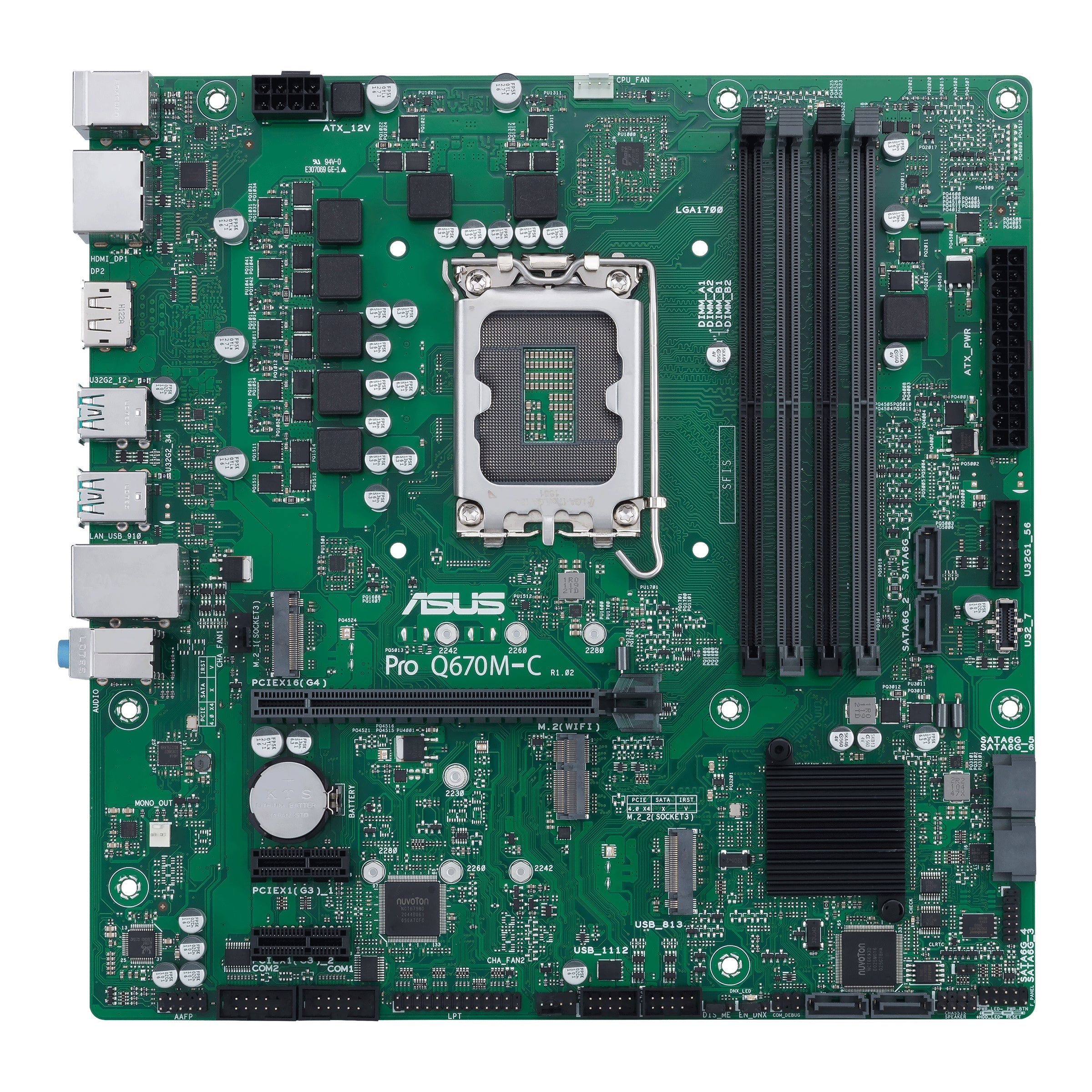 ASUS PRO Q670M-C-CSM (mATX, Q670, LGA 1700, DDR4)