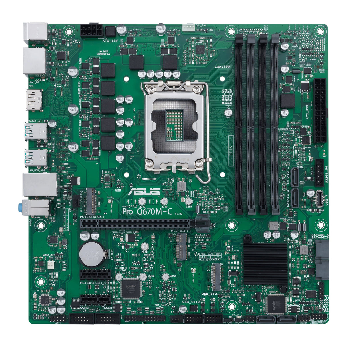 ASUS PRO Q670M-C-CSM (mATX, Q670, LGA 1700, DDR4)