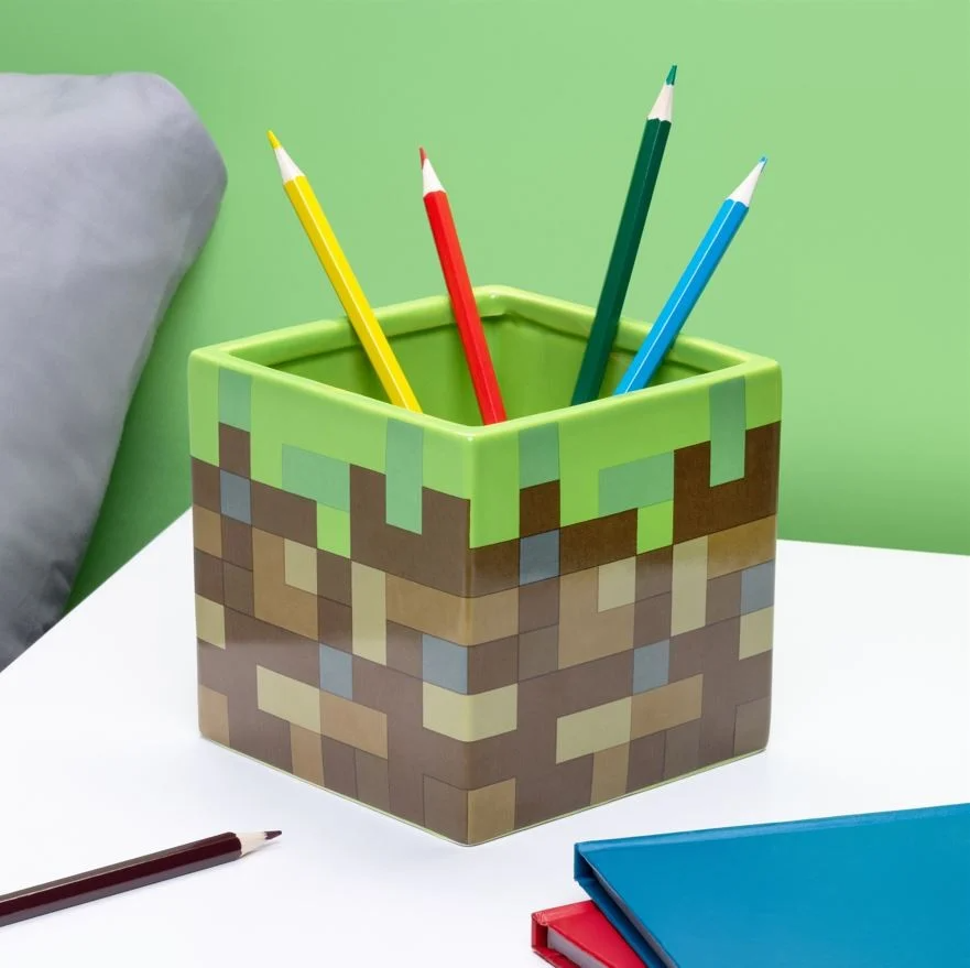 Grass Block Penna Och Växtkruka