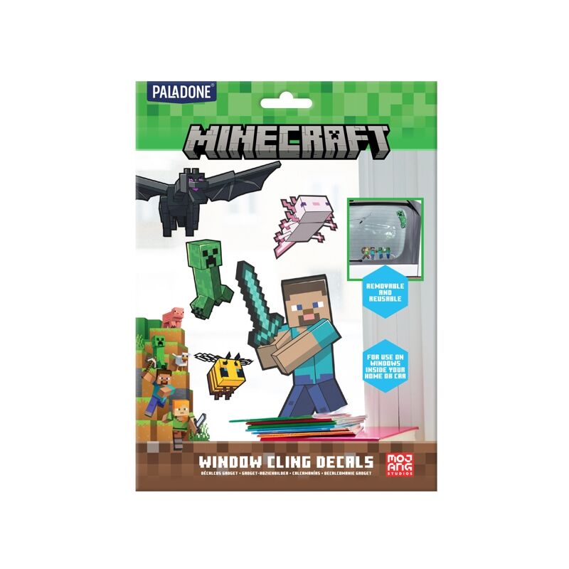Minecraft Fönsterklistermärken - 21 X 15 Cm