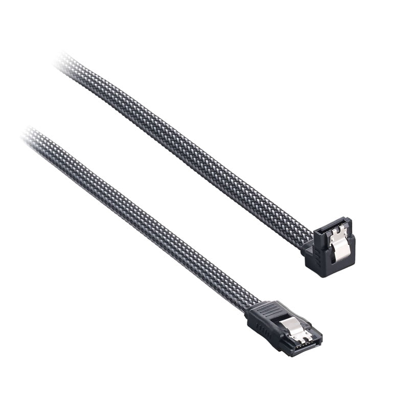 CableMod ModMesh Right Angle SATA 3 Kabel 30cm - Kolfiber