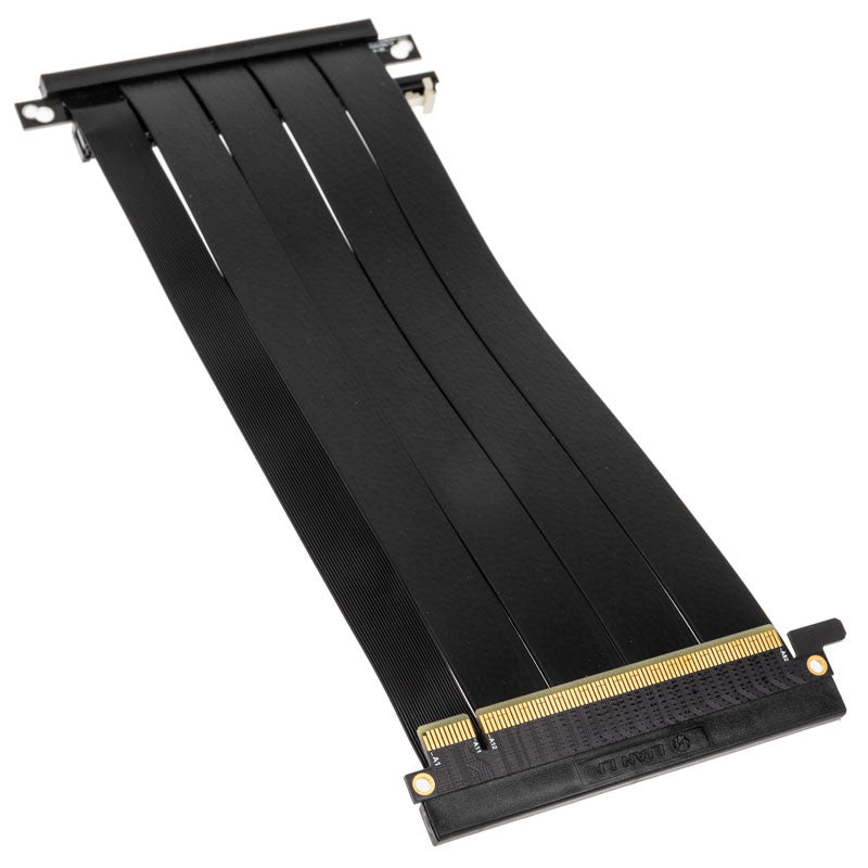 Lian Li PCIe x16 Riser-kabel - PCIe 4.0, 240 mm 90 graders vinkel - Svart