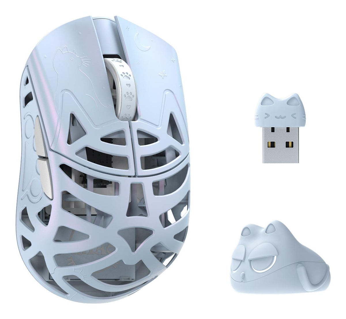 WLMouse Beast Miao - Icy Blue (Omron Optical) Wireless 8K Magnesium Mouse Jiangxi Deva Electronic Industry Co., Ltd. Company (WLMouse)