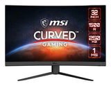 MSI G32C4X – 31,5″ gamingskærm, 1920 × 1080, 250 Hz – skærmens egenskaber