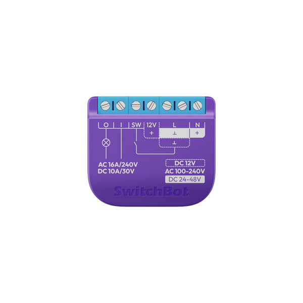 SwitchBot Relay Switch 1 – smartrelæ med potentialfri kontakt