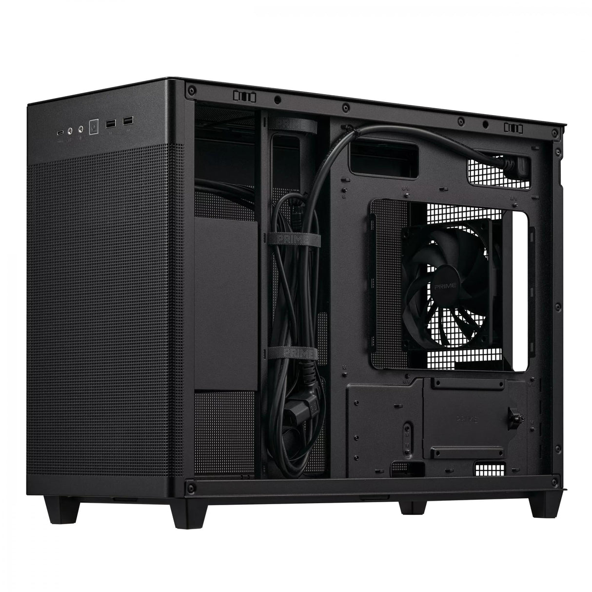 ASUS Prime AP201 TG MicroATX/MiniITX CASE Black Edition