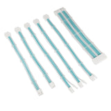 Kolink Core Adept Flätad Kabelförlängningssats - Brilliant White/Powder Blue