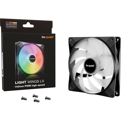 be quiet! Light Wings LX PWM high-speed 140 mm, case fan (black) Be quiet