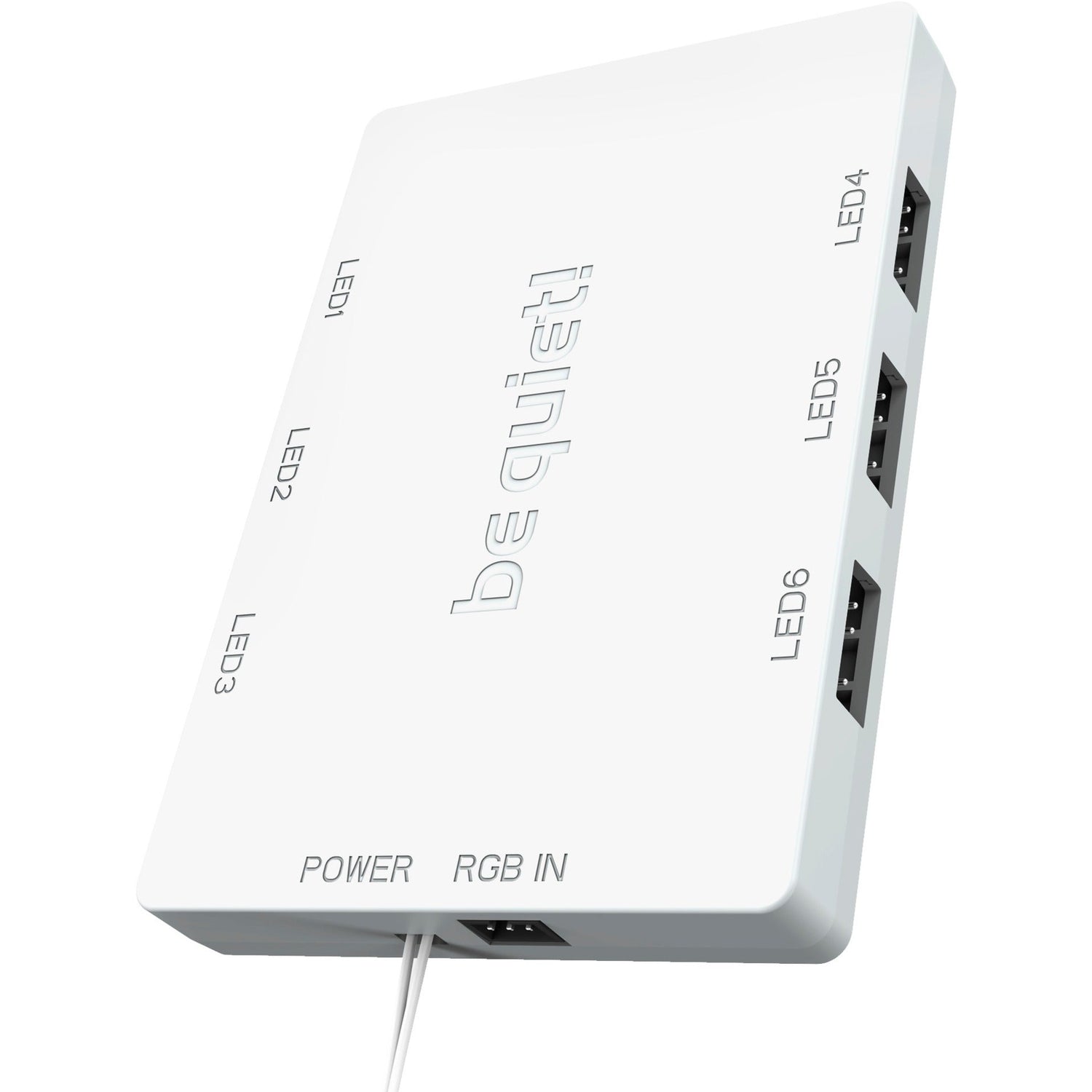 be quiet! Light Wings White 120mm PWM high-speed triple pack, case fan (white, pack of 3, incl. ARGB hub) Be quiet
