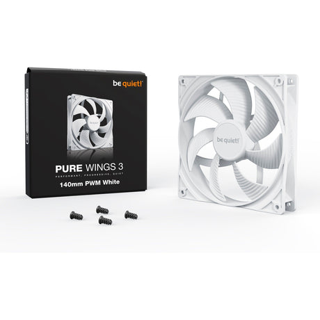 be quiet! Pure Wings 3 140mm PWM, case fan (white) Be quiet