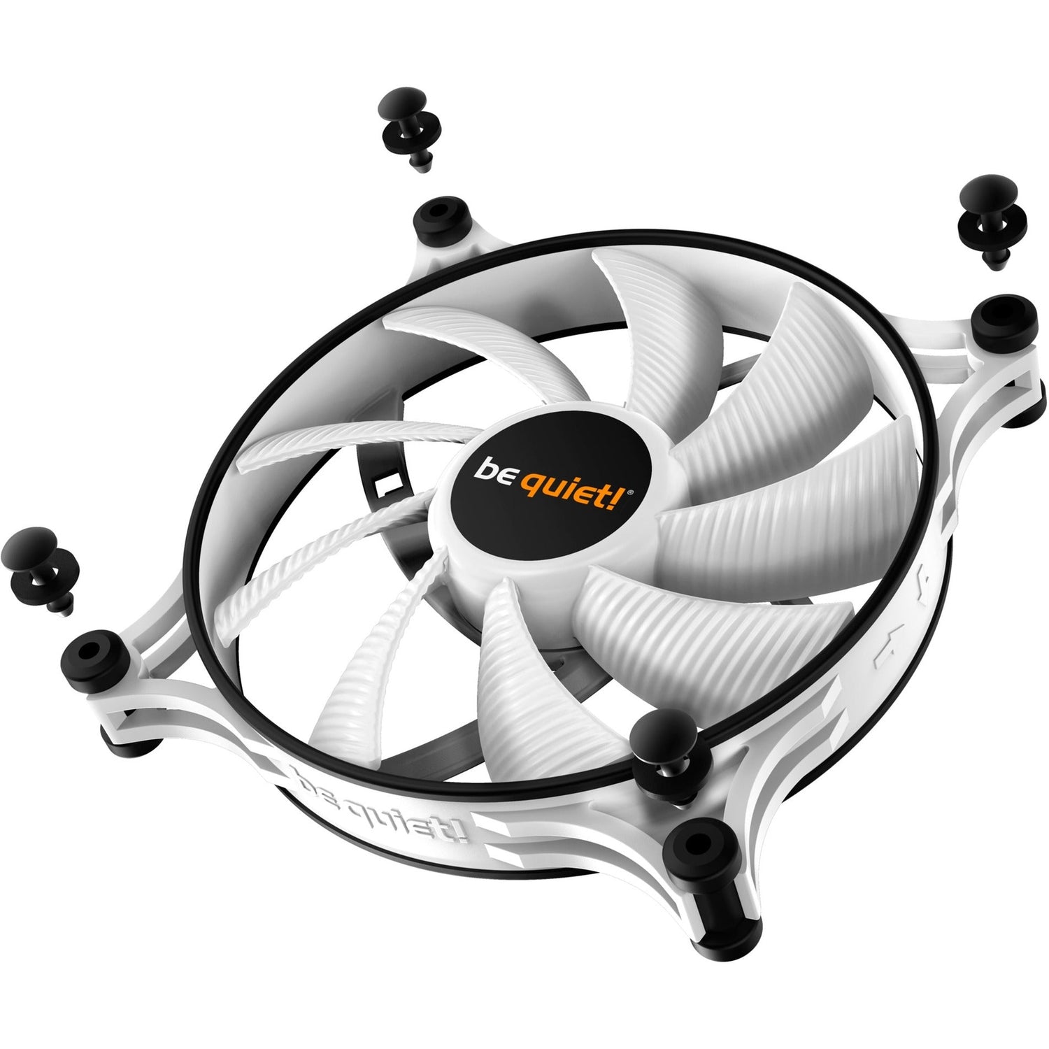 be quiet! Shadow Wings 2 PWM White 140mm case fan (White) Be quiet